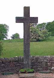 St. Oswald's Cross reconstructed at the Heavenfield