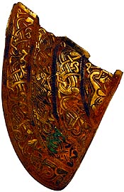 Staffordshire Hoard Cheek Piece: from the Portable Antiquities Fickr Page - © Birmingham Museum and Art Gallery, used under a Creative Commons Attribution Licence